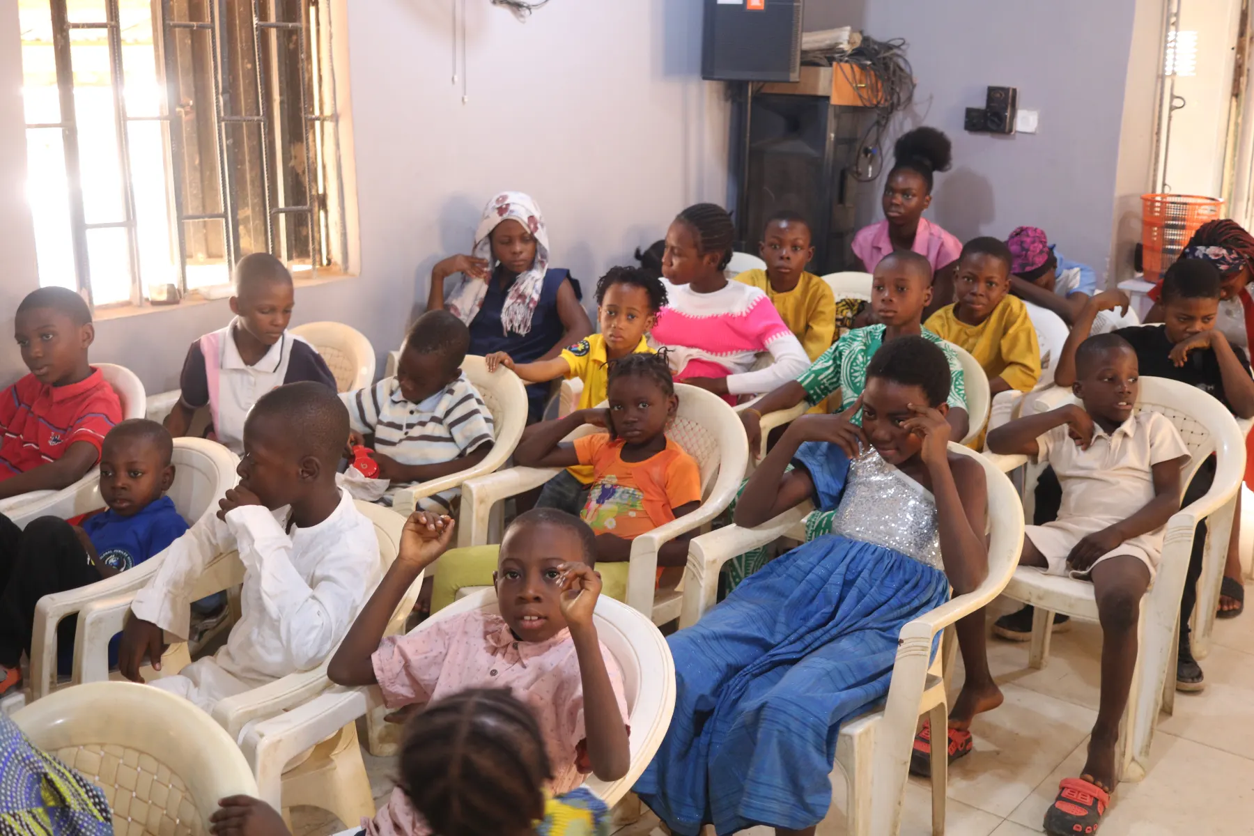 Children learning values of empathy and respect