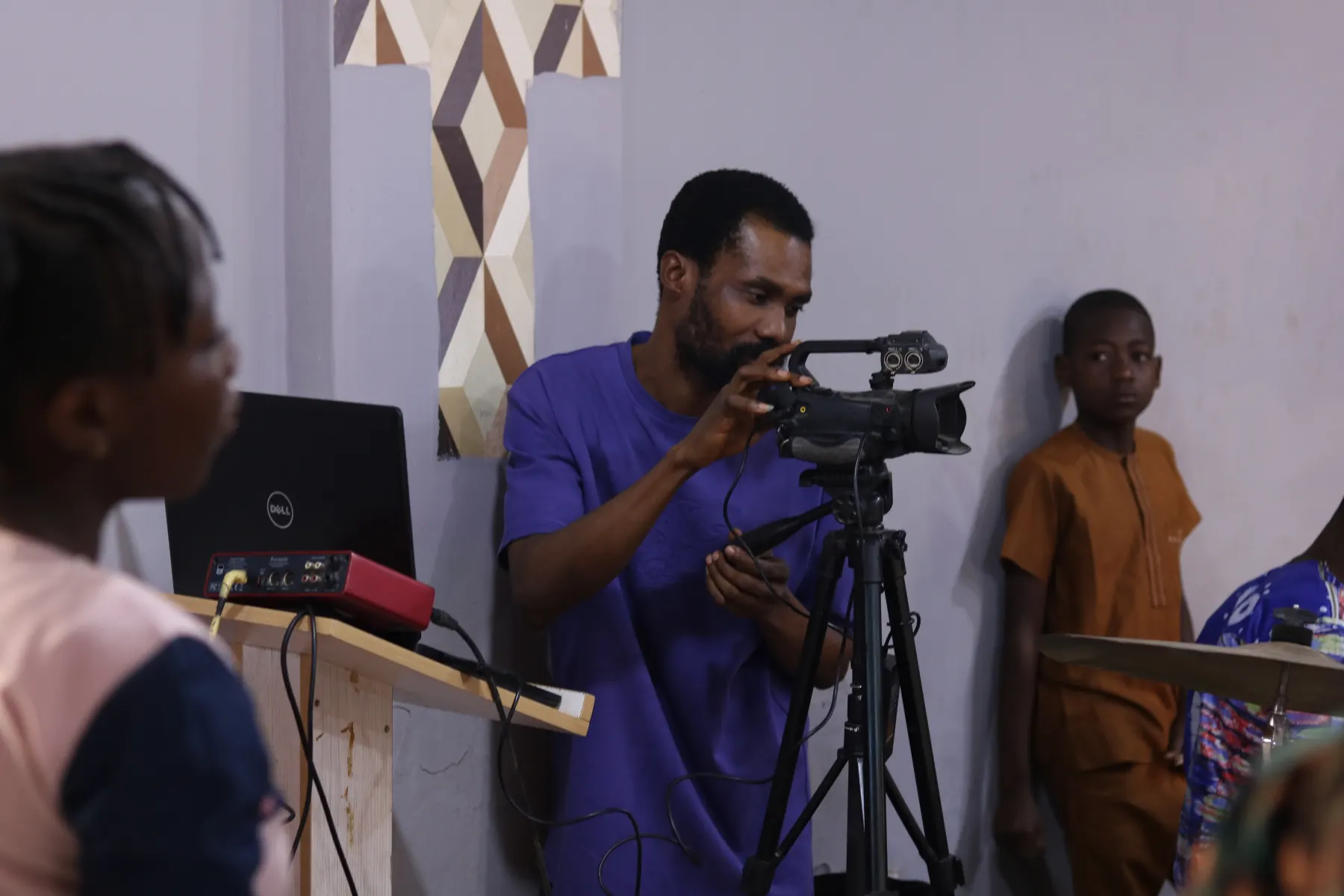 Media team documenting Global Jubilee Mission fellowship activities