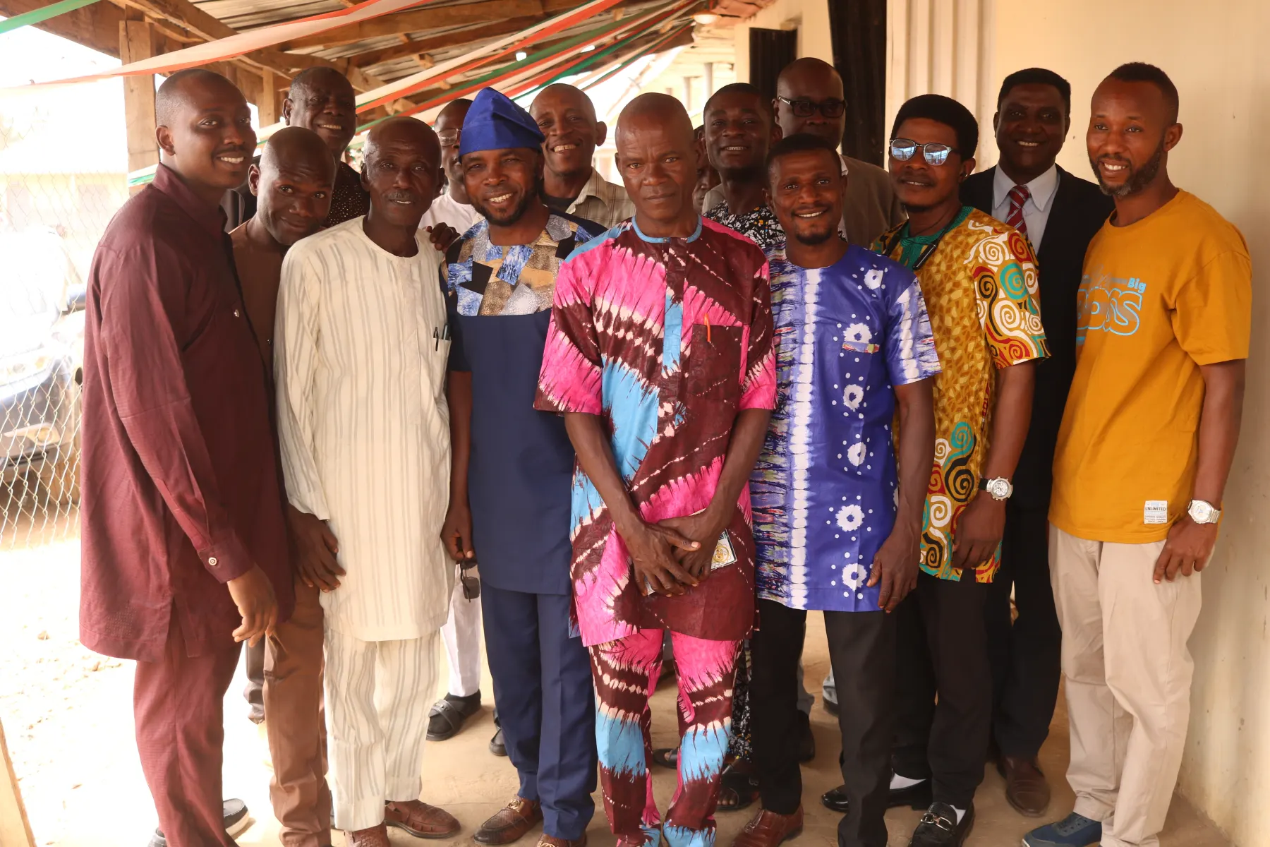 Men fellowship team gathered for leadership and service