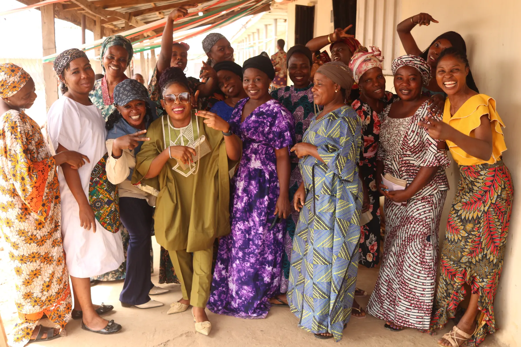 Women fellowship team encouraging peaceful homes and communities