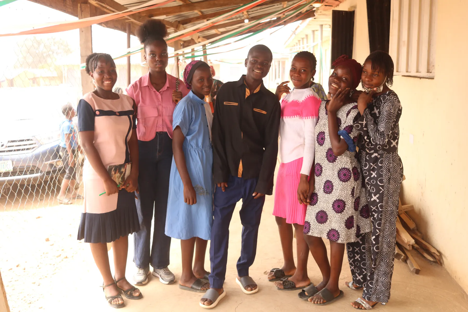 Youth fellowship team learning leadership and peaceful community values